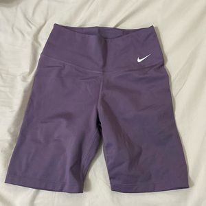 Purple Nike Bike Shorts